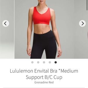 Lululemon Envital Bra (Size 6)
